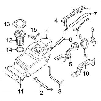 2007 Nissan Pathfinder OEM Fuel System Parts Pumps Lines CARiD