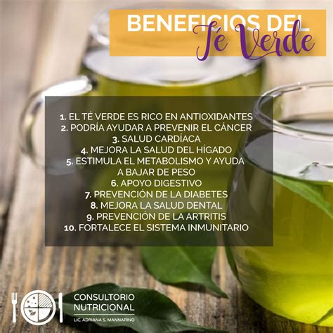 Beneficios Del TÉ Verde Nusan Nutrición