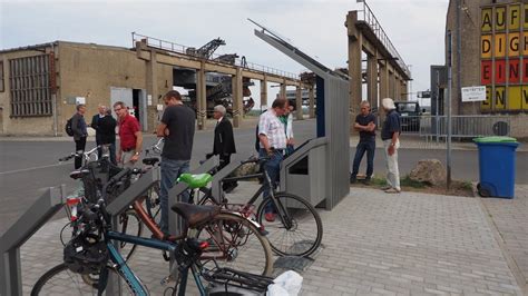 Radstaette Ferropolis Gräfenhainichen Radweg Deutsche Einheit