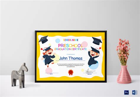 Kindergarten Graduation Certificates - Kindergarten