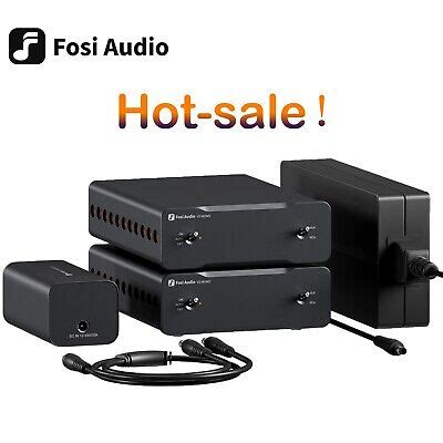 Fosi Audio V3 Mono Power Amplifier PFFB 3255 Monoblock Class D Amps 48V