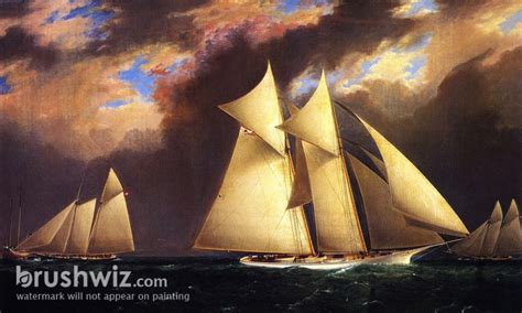 The First Americas Cup Race August 8 1870 By James Edward