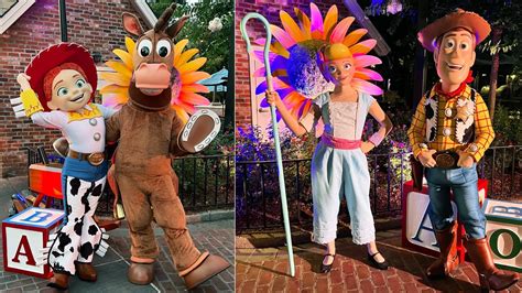 Bullseye Bo Peep Woody Jessie From Toy Story Greet Us At EPCOT