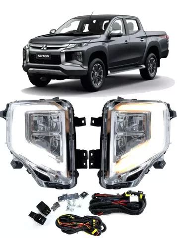 Faros Niebla Luz De Dia Led Drl Mitsubishi L Env O Gratis