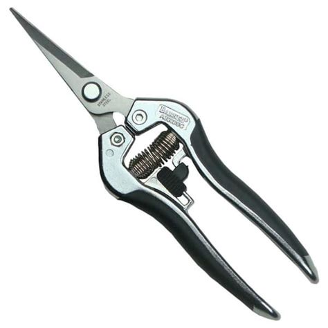 BARNEL USA 7 1 2 In Ergonomic Curved Blade Needlenose Pruning Shears