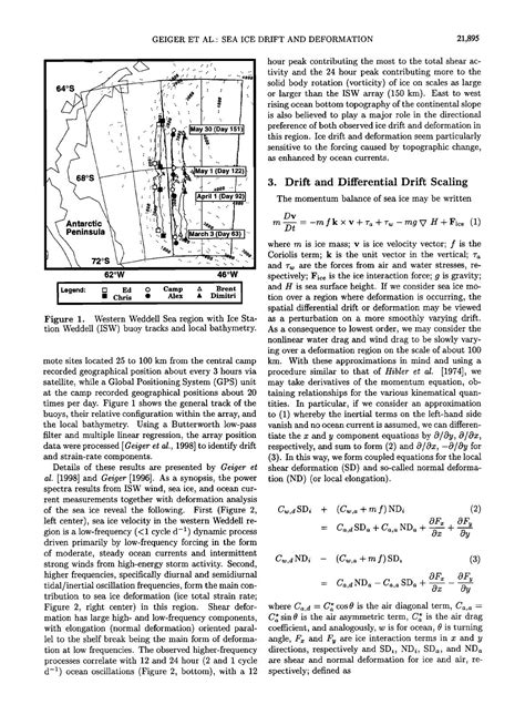 Pdf Largescale Sea Ice Drift And Deformation Comparison Between