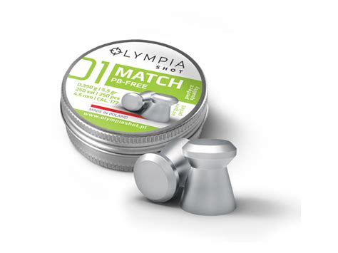 Olympia Shot Match Pb Free Flachkopf Diabolo Glatt G Kaliber