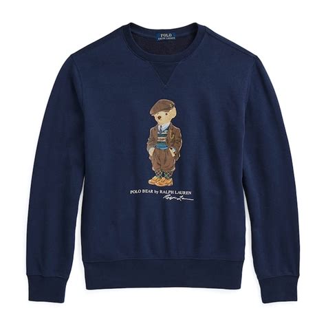 Buy Polo Ralph Lauren Men Navy Polo Bear Fleece Sweatshirt Online