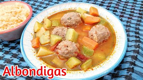 Como Hacer Albondigas De Carne Molida Con Arroz En Caldo Cocinando