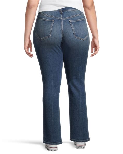 Denver Hayes Womens Slim Fit High Rise Straight Jeans Marks