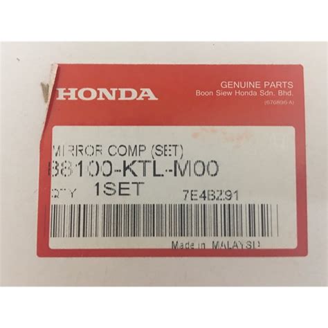 Honda Wave125 KTL Comp Mirror Set Ori Shopee Malaysia