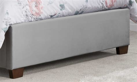 Birlea Cologne Grey Fabric Bed Frame Bedworld