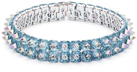 Swarovski Ortyx Crystal Embellished Choker Necklace In Blue Lyst