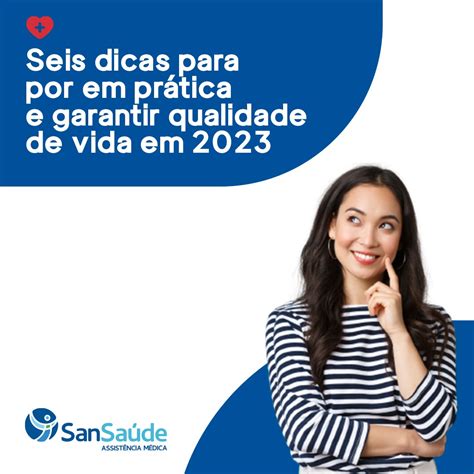 Ano Novo saúde em dia SanSaúde elencou seis dicas para por em prática