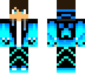 Blue Hoodie Boy | Minecraft Skin