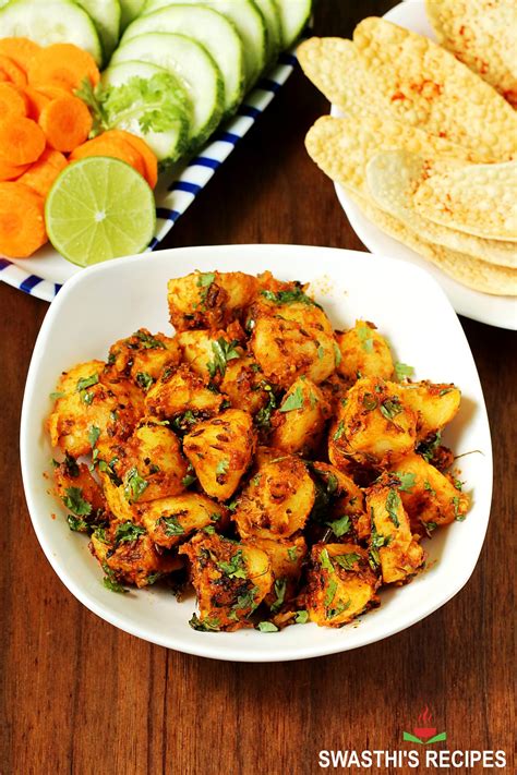 Jeera Aloo Recipe Cumin Potatoes Swasthi S Recipes