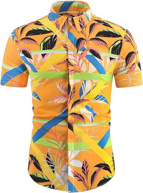 Hawaii Hemd Herren Sommer Casual Urlaub Herren Henley Hemd Mode Druck