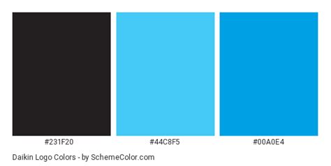 Daikin Logo Color Scheme » Black » SchemeColor.com