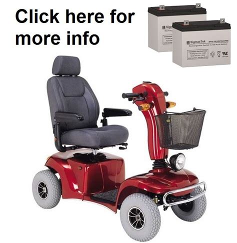 Rascal 655 Mobility Scooter Battery Sp12 75