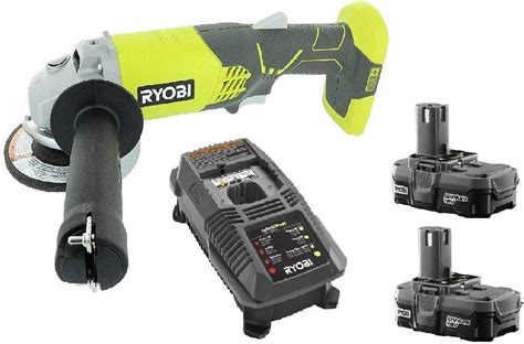 Ryobi Herramienta De Amoladora Angular De V Pulgadas P