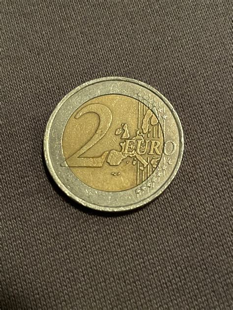 Zeer Zeldzame Misdruk Franse 2 Euro Munt Uit Jaartal 2001 Etsy Nederland