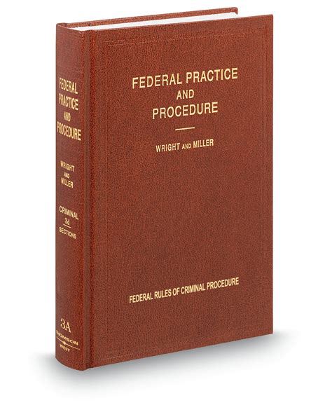 Wright And Miller Federal Practice And Procedure Thomson Reuters