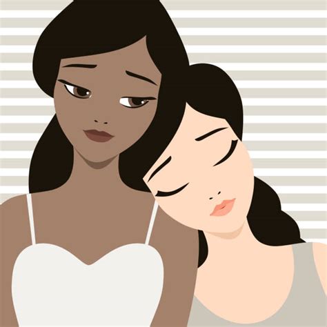 130 Drawing Of Lesbians Hugging Illustrations Royalty Free Vector