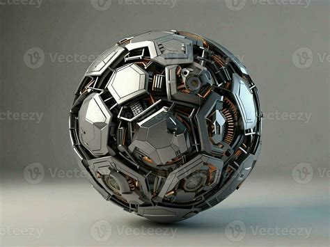 Mechanical Futuristic Soccer Ball Concept 26360628 Stock Photo At Vecteezy