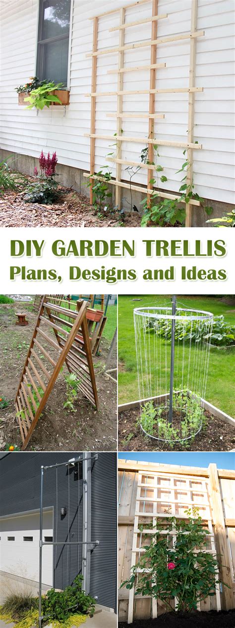 12 DIY Garden Trellis Plans, Designs and Ideas