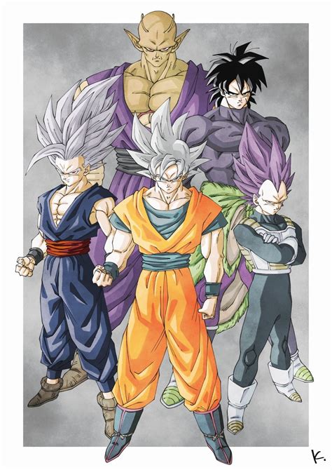 Goku Mui Vegeta Ue Broly Gohan Beast Y Orange Piccolo In 2022