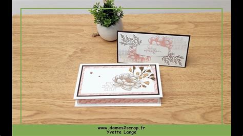 Stampin Up Tuto vidéo boîte à rebord carte YouTube