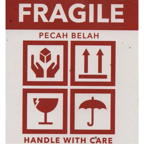 Jual Sticker Fragile Indonesia Shopee Indonesia