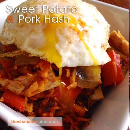 Sweet Potato and Pork Hash