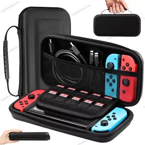 Bolsa De Transporte Acess Rio Para Nintendo Switch Oled Case Frete Gr Tis