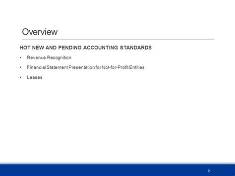 Fasb A A Update November Overview Hot New And Pending Accounting