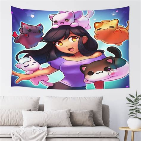 Aphmau Tapestry Wall Tapestries Home Decor Banner Backdrop Flag Wall