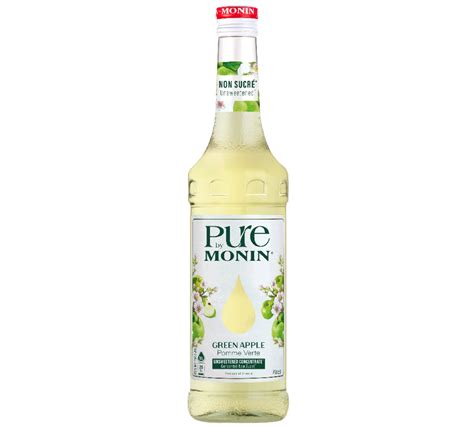 Pure By Monin Green Apple 70cl Glass Bottle