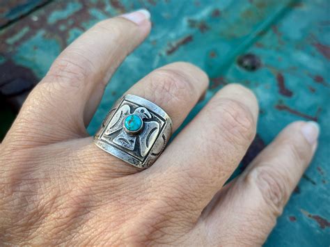 Fred Harvey Thunderbird Ring Best Sale Bellvalefarms