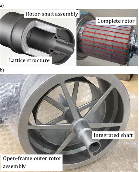 Fig 3 Lightweight Rotorshaft Assemblies A Inner Rotorshaft With