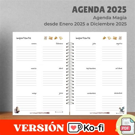 Agenda Magia Gratis Pdf Para Imprimir Arteconlili