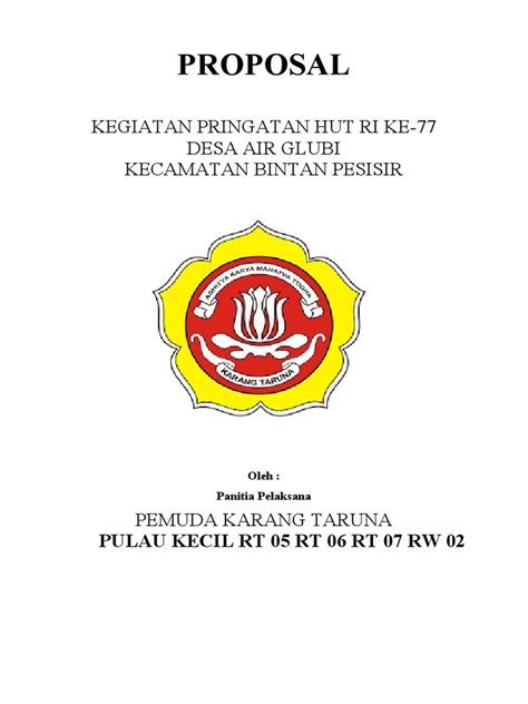 Contoh Proposal 17 Agustus Pdf