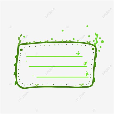 Green Grass Plants White Transparent Hand Drawn Simple Green Grass