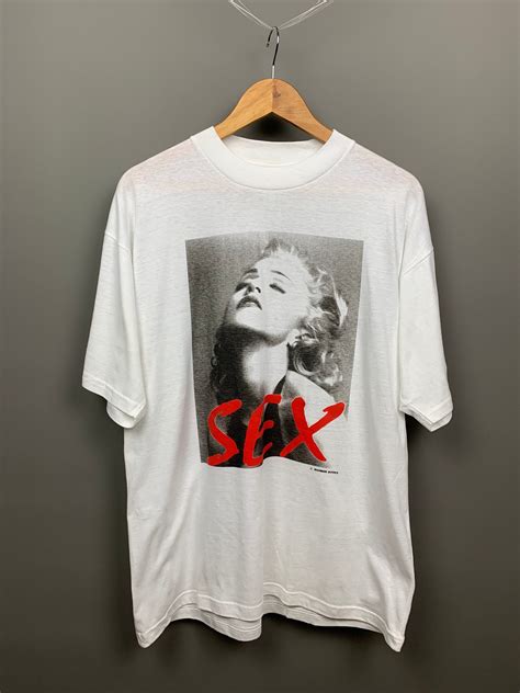 Madonna 1992 Sex Vintage Promo Book T Shirt Rare Alicia Etsy