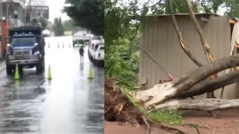 Intensas Lluvias Causan Estragos En Diversos Sectores De La Capital