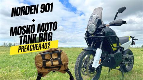 Norden Mosko Moto Nomini Tank Bag Hiding Mounting Straps Under