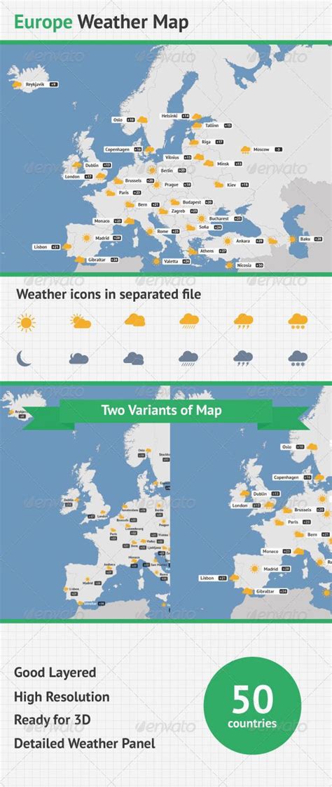 Weather Map Of Europe | secretmuseum