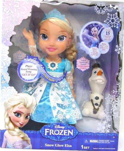 Disney Frozen Snow Glow Elsa And Olaf Singing Doll 31058 For Sale