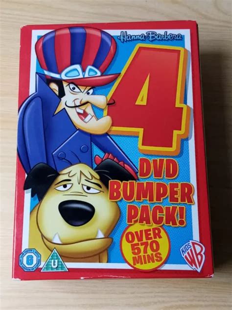 Hanna Barbera 4 Dvd Box Set Hong Kong Phooey Wacky Races Top Cat