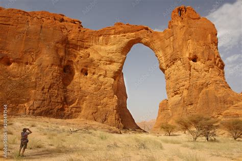 Arch of Aloba in desert of Ennedi, Chad Stock Photo | Adobe Stock