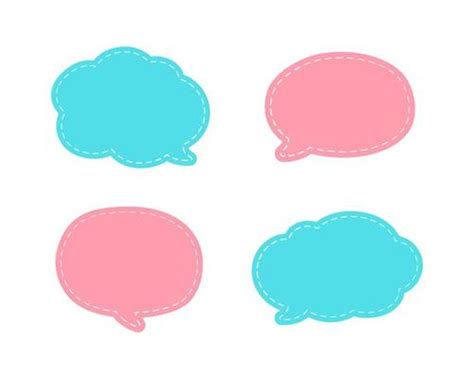 Cute Speech Bubble Vector Art Icons And Graphics For Free Download